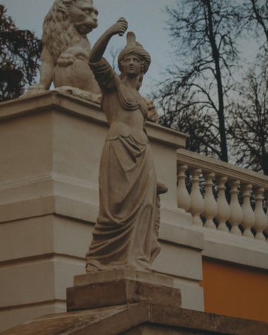 Statue of Venus, the Greek goddess of love. 