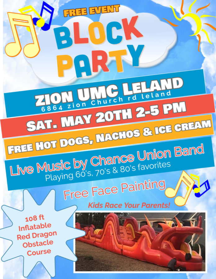 Zion+UMC+Plans+Free+Block+Party+Featuring+Chance+Union+Band