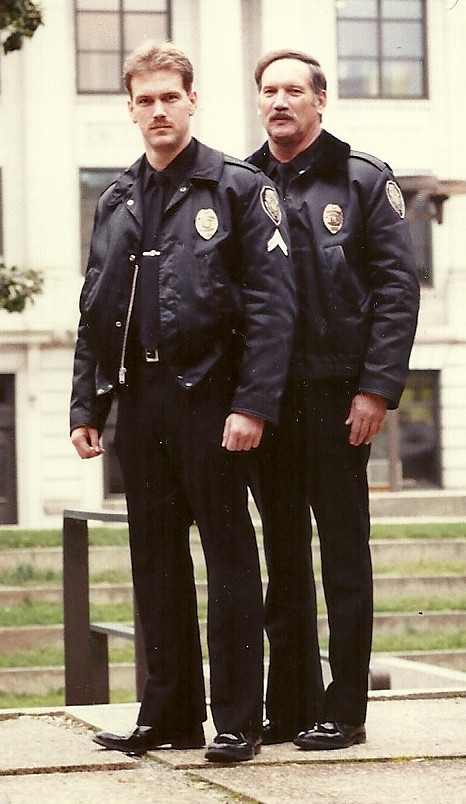 Father and son police officers