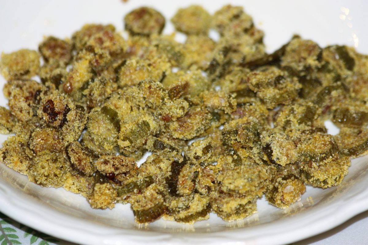 A southern delight...fried okra.