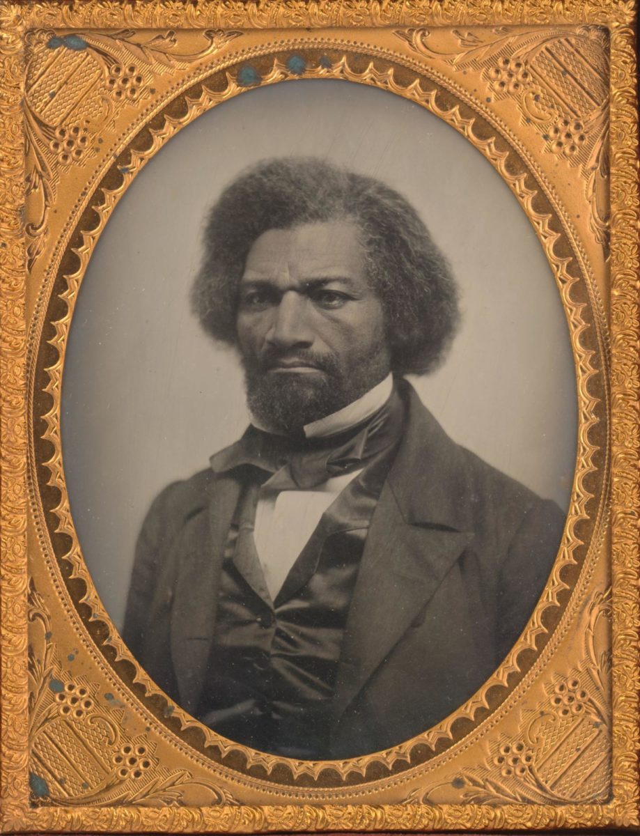 Frederick Douglass was a fiery orator, and as a young man, a striking figure, yet Dr. Lawson noted that most depictions tend to show him as an older man. 
Credit: National Portrait Gallery, Smithsonian Institution; acquired through the generosity of an anonymous donor.
