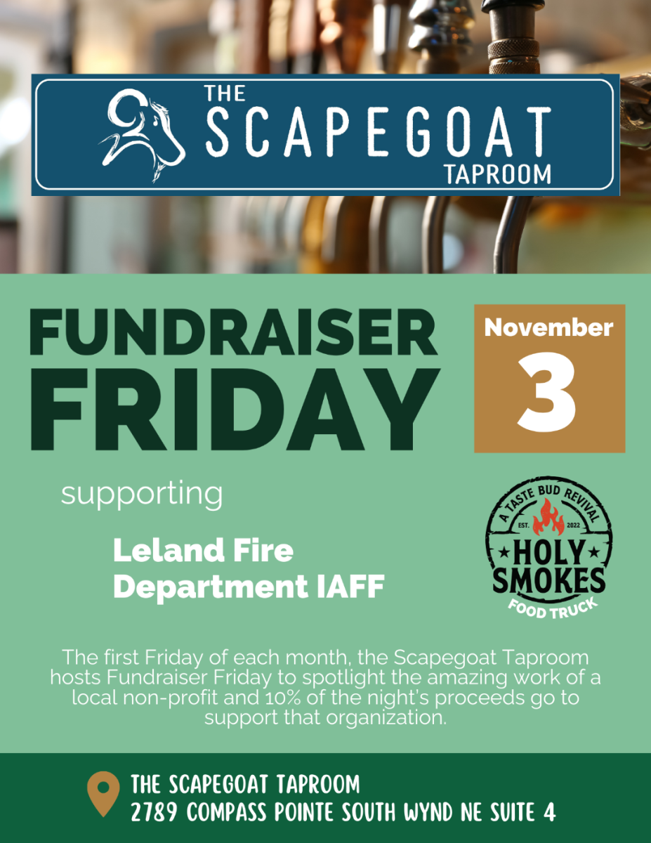 SCAPEGOAT TAP ROOM FUNDRAISER FOR LELAND FIRE DEPARTMENT