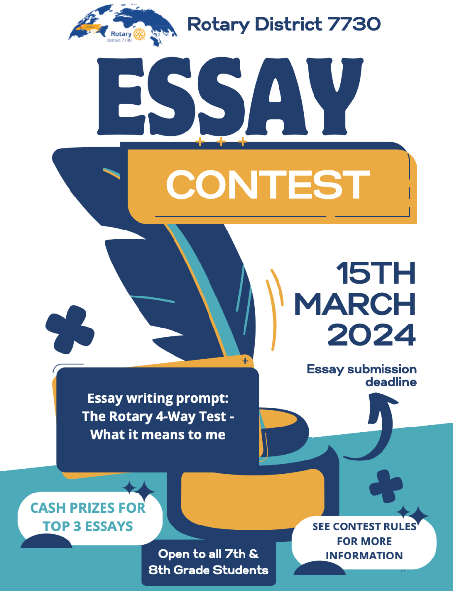 Rotary Club Essay Contest Flyer